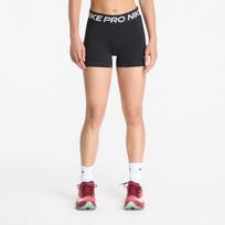 Nike Pro Women's Mid-Rise 3" Biker Shorts Black/ White - Dydis XS (IQ1037-010 Šortai)