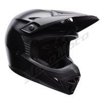 BELL MX-10 Mips Solid Vaikiškas krosinis šalmas juodas matinis