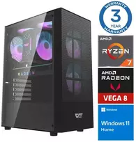 Stacionarus kompiuteris INTOP Ryzen 7 5700G 16GB 500SSD M.2 NVME+2TB Radeon RX Vega 8 WIN11 (RW40391WH)