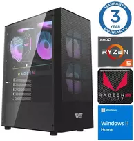 Stacionarus kompiuteris INTOP Ryzen 5 5600GT 16GB 1TB SSD M.2 NVME+2TB Radeon RX Vega 7 WIN11 (RW40430WH)