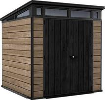 Sodo sandėliukas Keter Penthouse Signature Collection 7x7, uosio (ashwood) spalvos