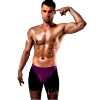 PASSION - LILAC/BLACK EROTIC BOKSERIAI S/M