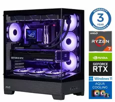 Stacionarus kompiuteris INTOP AQUA Ryzen 7 9700X 32GB DDR5 1TB SSD M.2 NVME+2TB RTX5060 8GB WIN11 (RW54898WH)