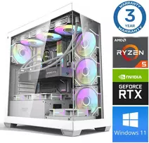 Stacionarus kompiuteris INTOP Ryzen 5 7500F 32GB DDR5 1TB SSD M.2 NVME+2TB RTX5050 8GB WIN11 (RW60298)