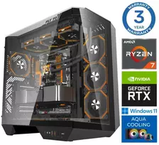 Stacionarus kompiuteris INTOP AQUA Ryzen 7 9800X3D 32GB DDR5 1TB SSD M.2 NVME+2TB RTX5080 16GB WIN11 (RW62059WH)