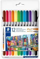 Staedtler - Dvigubo antgalio žymekliai, 12 įvairių