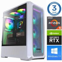 Stacionarus kompiuteris INTOP Ryzen 5 3600 16GB 500SSD M.2 NVME+2TB RTX3050 6GB WIN11 (RW67933WH) (Atnaujinta)