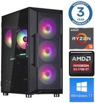 Stacionarus kompiuteris INTOP Ryzen 5 3600 32GB 1TB SSD M.2 NVME+2TB RX6600 8GB WIN11 (RW68348WH) (Atnaujinta)