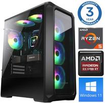 Stacionarus kompiuteris INTOP Ryzen 5 3600 32GB 500SSD M.2 NVME+2TB RX6600 8GB WIN11 (RW68390WH) (Atnaujinta)