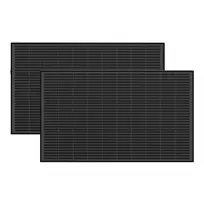 Saulės fotovoltinė panelių rinkinys 2x EcoFlow 100W (kieta konstrukcija) universalus