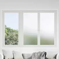 Savaime prisiklijuojanti langų plėvelė Frosted Balta PVC