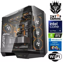 Stacionarus kompiuteris INTOP AQUA Ultra 9 285K 64GB DDR5 1TB SSD M.2 NVME+2TB RTX5070Ti 16GB WiFi WIN11 (RW68556WH) (Atnaujinta)