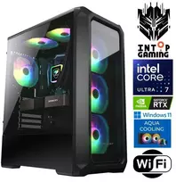 Stacionarus kompiuteris INTOP AQUA Ultra 7 265KF 64GB DDR5 1TB SSD M.2 NVME+2TB RTX5060Ti 16GB WiFi WIN11 (RW69037WH) (Atnaujinta)