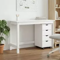 Rašomasis stalas su spintelėmis 2 vnt. Balta