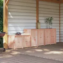 Lauko virtuvės spintelė MEPPEL 3 vnt. Balta