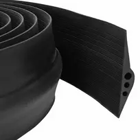 Garažo Grindų Sandariklis Juoda 78 x 14 mm 6,5 m EPDM guma