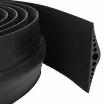 Garažo Grindų Sandariklis Juoda 155 x 28 mm 6 m EPDM guma