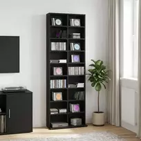 CD spinta Juodojo ąžuolo 65 x 23,5 x 175 cm Apdirbta mediena