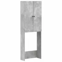 Tualeto spintelė ALKMAAR Betono pilka 66 x 25,5 x 190 cm