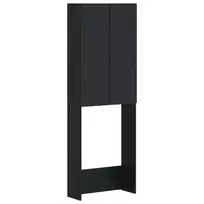 Tualeto spintelė ARNHEM Juoda 66 x 25,5 x 190 cm
