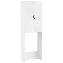 Tualeto spintelė HAARLEM Itin blizgi balta 66 x 25,5 x 190 cm