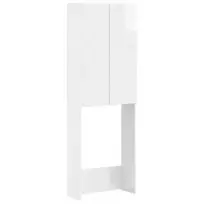 Tualeto spintelė DELFT Itin blizgi balta 66 x 25,5 x 190 cm