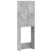 Tualeto spintelė DELFT Betono pilka 66 x 25,5 x 190 cm