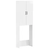 Tualeto spintelė HOORN Itin blizgi balta 66 x 25,5 x 190 cm