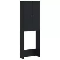 Tualeto spintelė BREDA Juoda 66 x 25,5 x 190 cm
