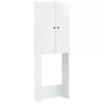 Tualeto spintelė BREDA Itin blizgi balta 66 x 25,5 x 190 cm