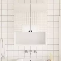Veidrodinės plėvelės, 2vnt., 45x150cm, PET, lipnios