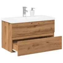 kriauklės spintelė su įmontuotu kriaukle Artisan ąžuolas