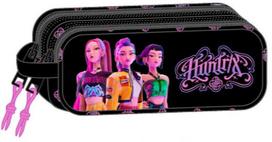Safta KPop Demon Hunters Negra 3D double pencil case