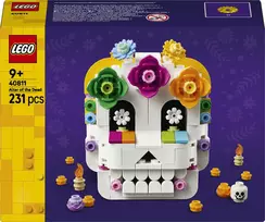LEGO® mirusiųjų altorius Día De Los Muertos kaukolės dekoras 40811