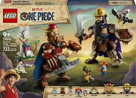 LEGO® ONE PIECE Dorry prieš Brogy – Mažojo sodo milžinai 75644