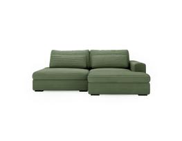 Sofa-lova Polak Meble Leida Tilia 37, žalia sp., dešininė, 223 x 158 cm x 80 cm