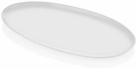 Serviravimo lėkštė Hermia CTT0024, 22 cm x 43 cm x 1 cm, balta sp., porcelianas