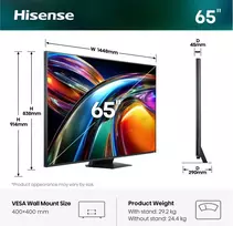 Televizorius Hisense 65UR9DS