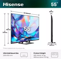 Televizorius Hisense 55A7DS