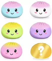 Trendhaus Antistresinis žaislas – Minkštas koldūnas (Ø 6 cm) (1 „Mystery Box“, 6 dizainai)