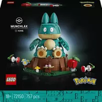 LEGO® Pokémon™ Munchlax figūrėlės konstravimo rinkinys 72150