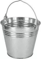 Metalinis konstrukcinis kibiras, cinkuotas, 5 l