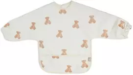 Jollein neperšlampamas seilinukas su rankovėmis Teddy Bear