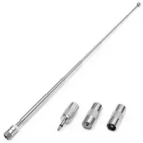 Blow 21-087# Vienguba TV antena su F kištuku, 75 cm + 3 adapteriai