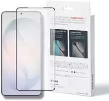 „Crong Crong 3D Armor Glass Lite“ – pilnai klijuojamas grūdintas stiklas, skirtas „Samsung Galaxy S26+“.
