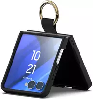 Dėklas Mercury Gold Ring Case for Samsung Galaxy Z Flip8 juodas