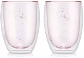 Disney Mickey Pavina dvigubos sienelės stiklinės 350 ml 2 vnt. Bodum