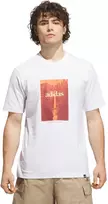 Vyriški marškinėliai adidas Waterfall Graphic balta KH0398 (2XL)