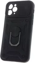 TFO Telforceone "Defender Slide" dėklas skirtas Samsung Galaxy S24 Ultra telefonui, juodas