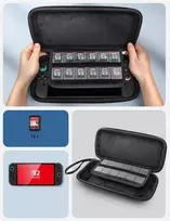Juodas apsauginis dėklas Nintendo Switch 2 konsolei Supcase